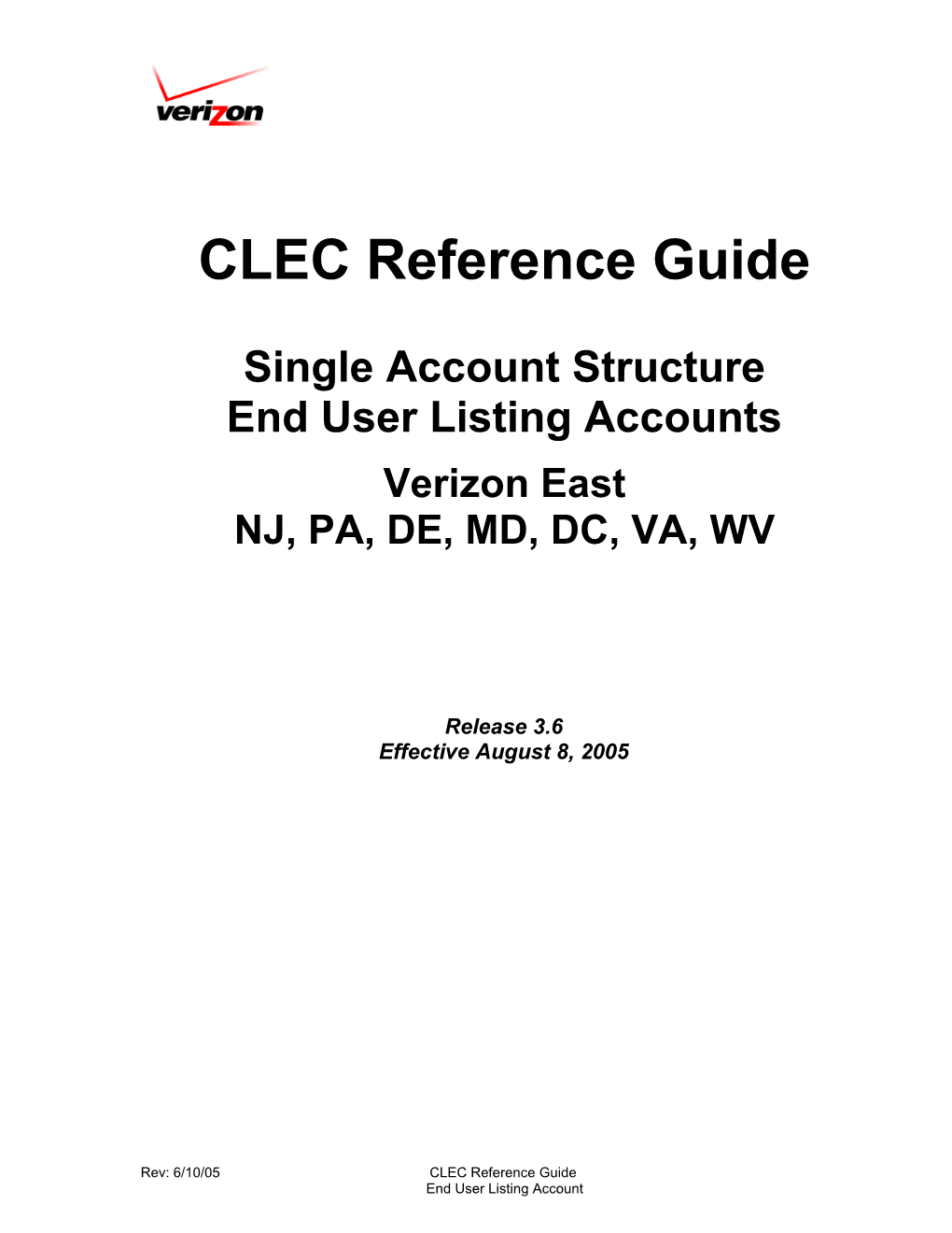 CLEC Reference Guide