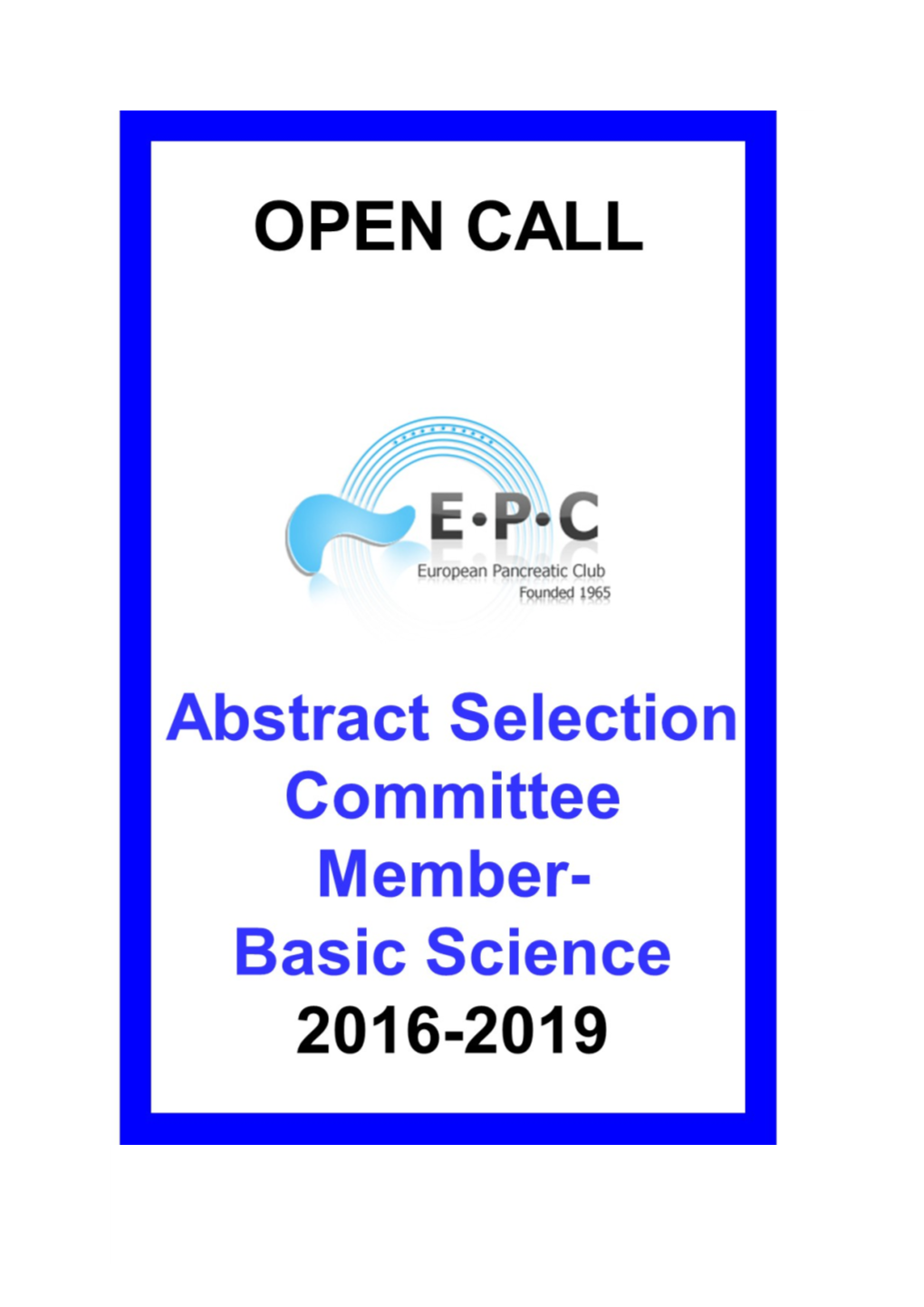 For Abstract Selection Committee Members (Representing Basic Science) at the European