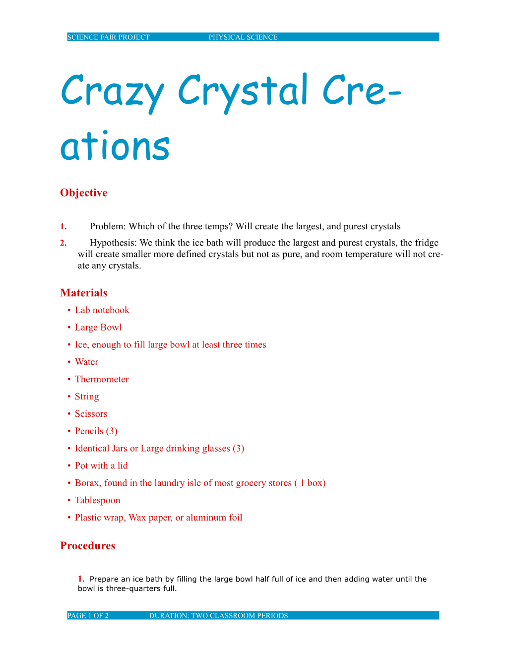 Crazy Crystal Creations