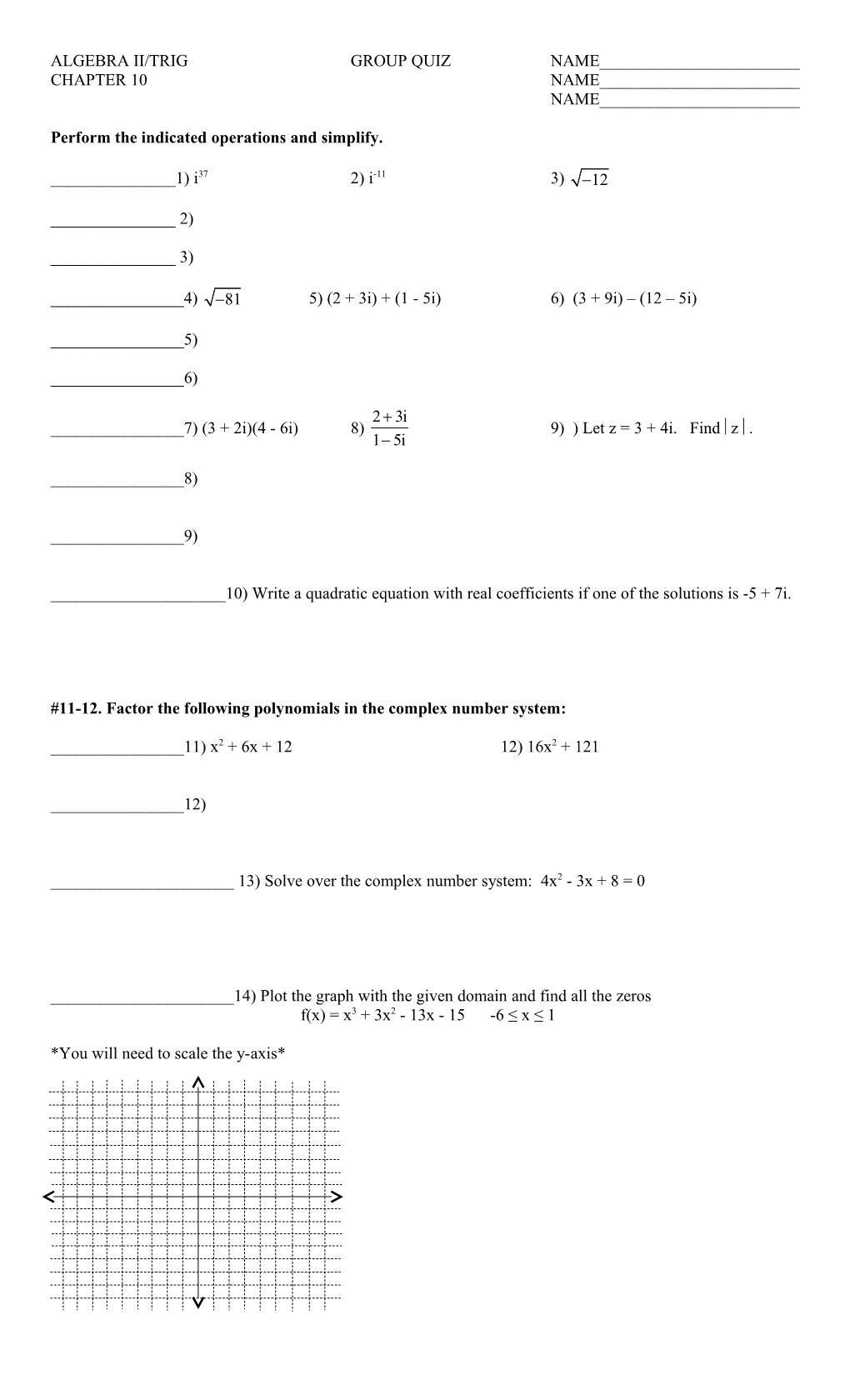 Algebra Ii/Trig