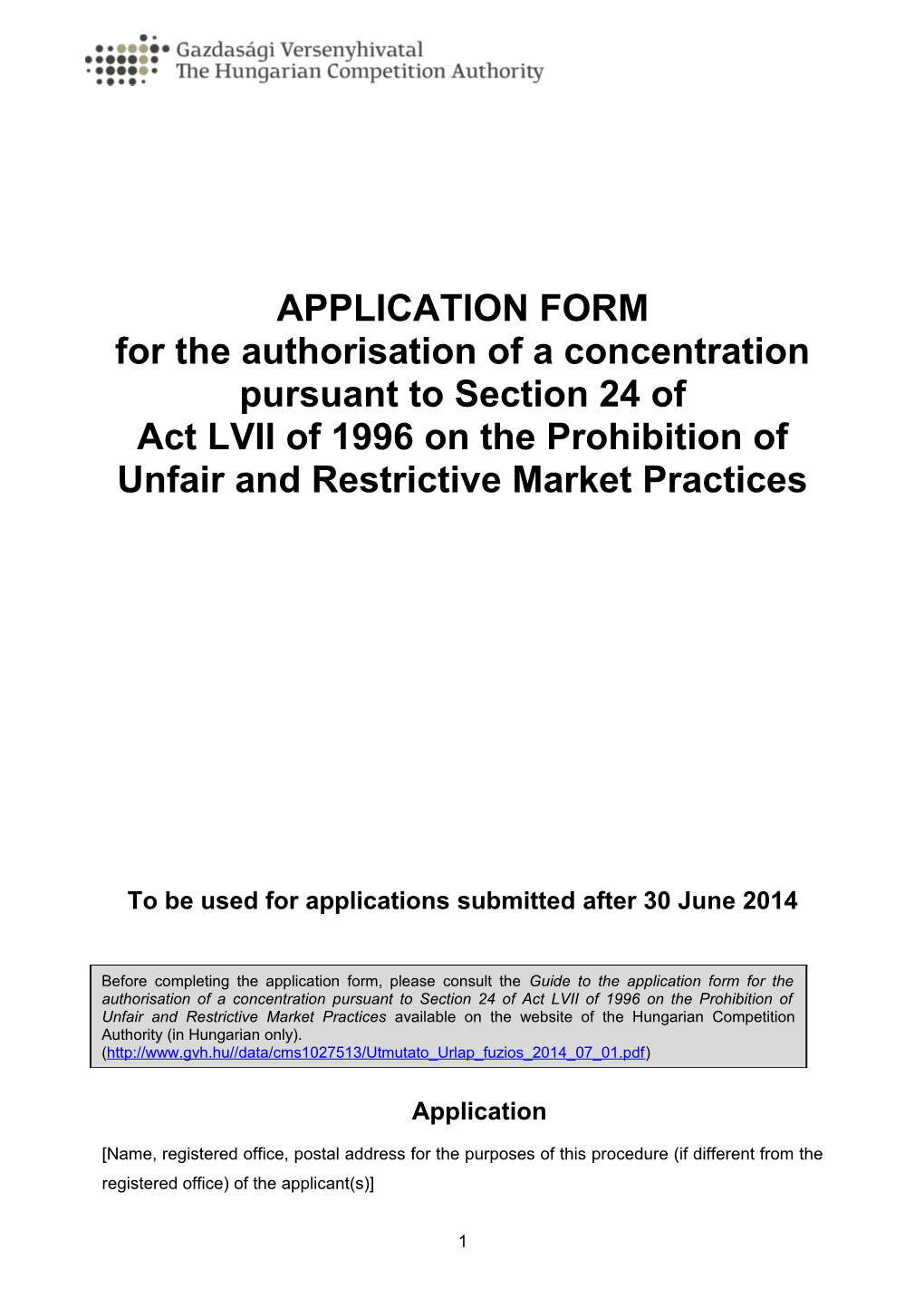 Application Form s94