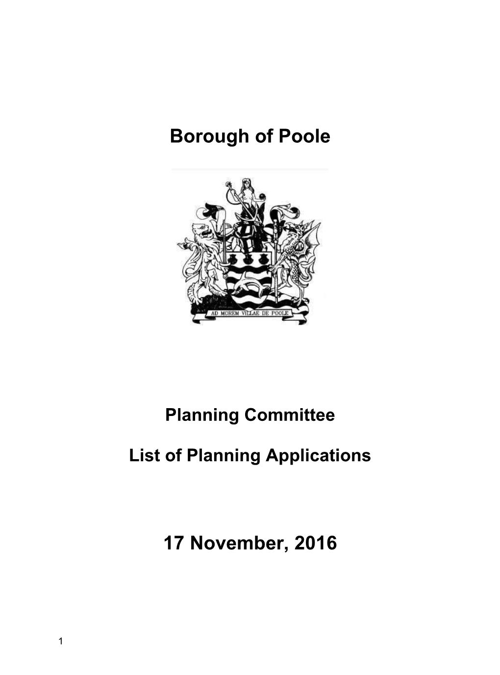 Borough of Poole s1