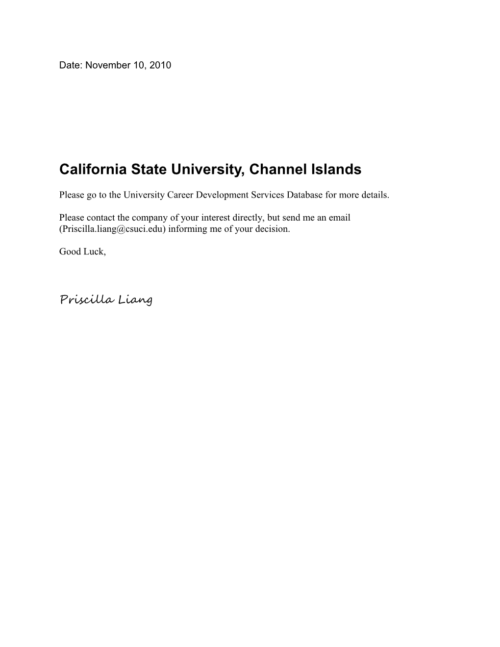 California State University, Channel Islands s1