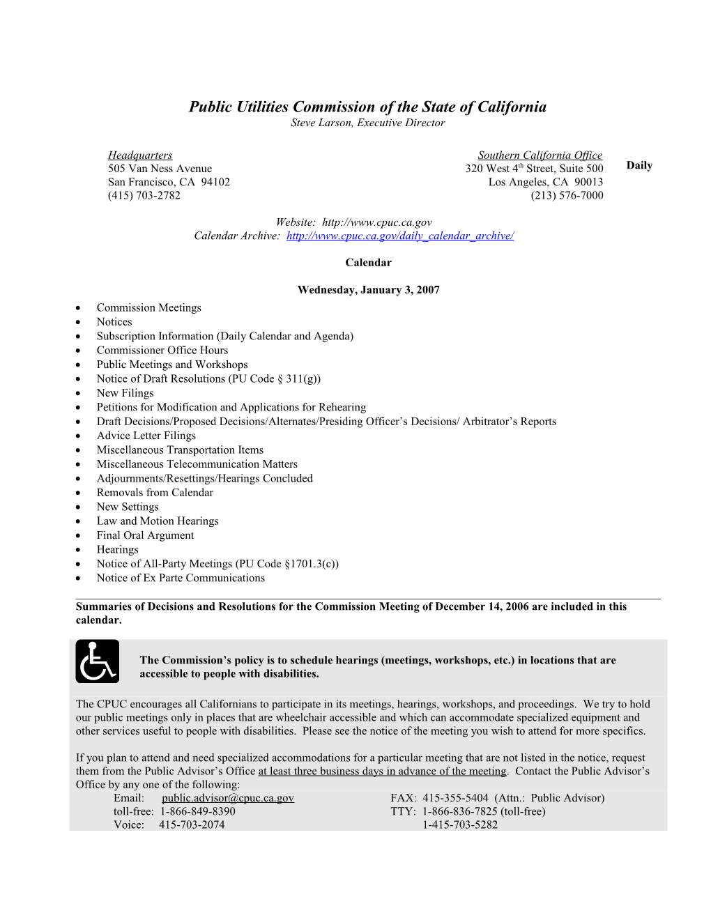 Public Utilities Commission of the State of California s53