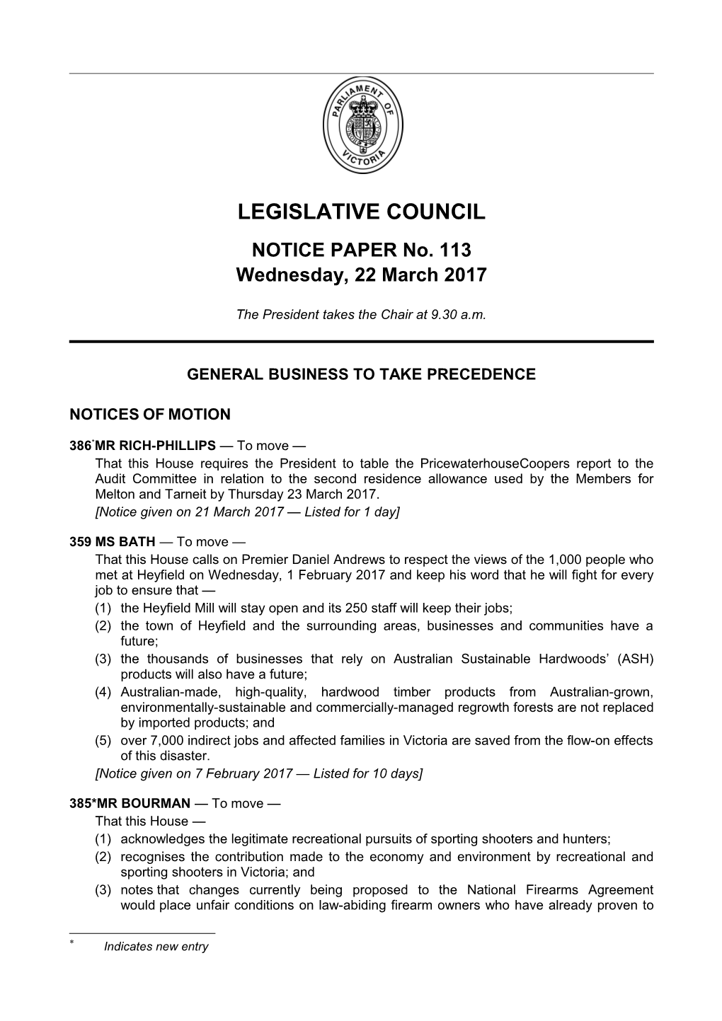 Legislative Council s4