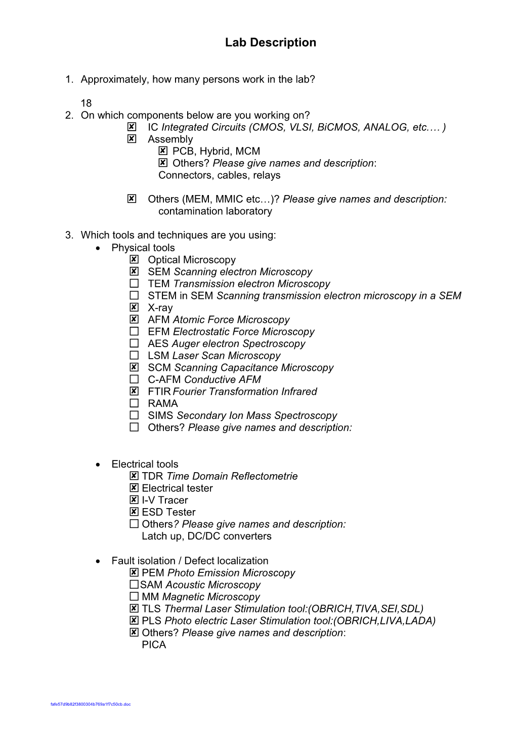 Modéle De Document Par Défaut CNES Version 1.5 Mars 1999