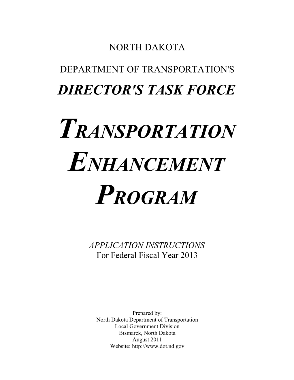 Director's Task Force