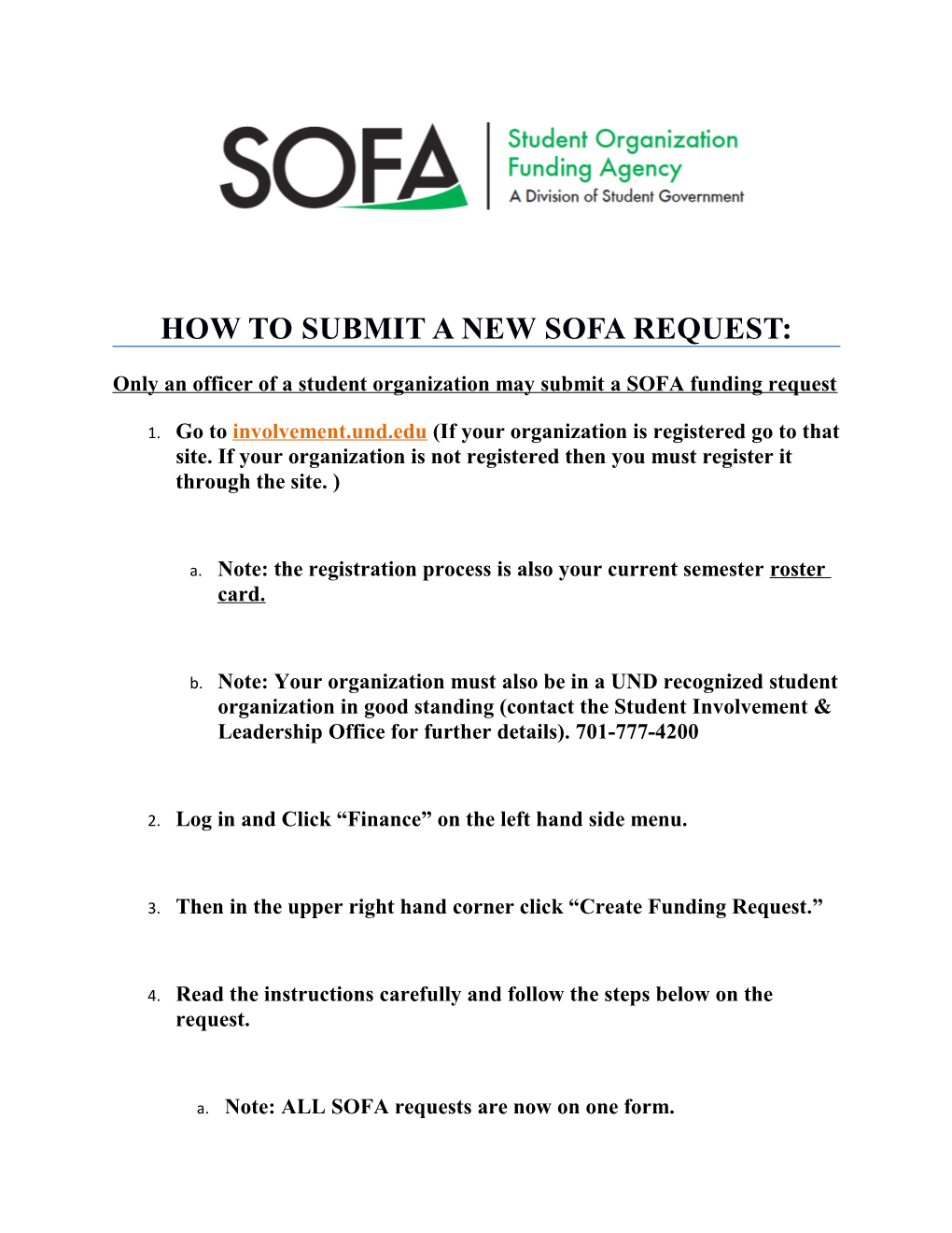 How to Submit a New Sofa Request