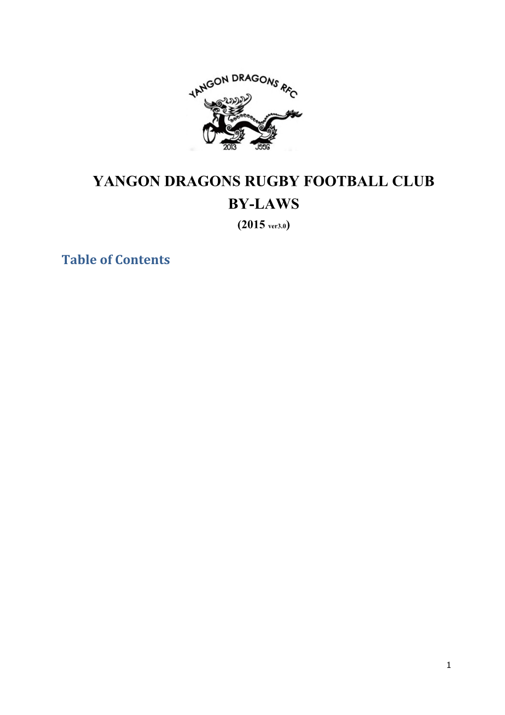 Yangon Dragons Rugby Football Club