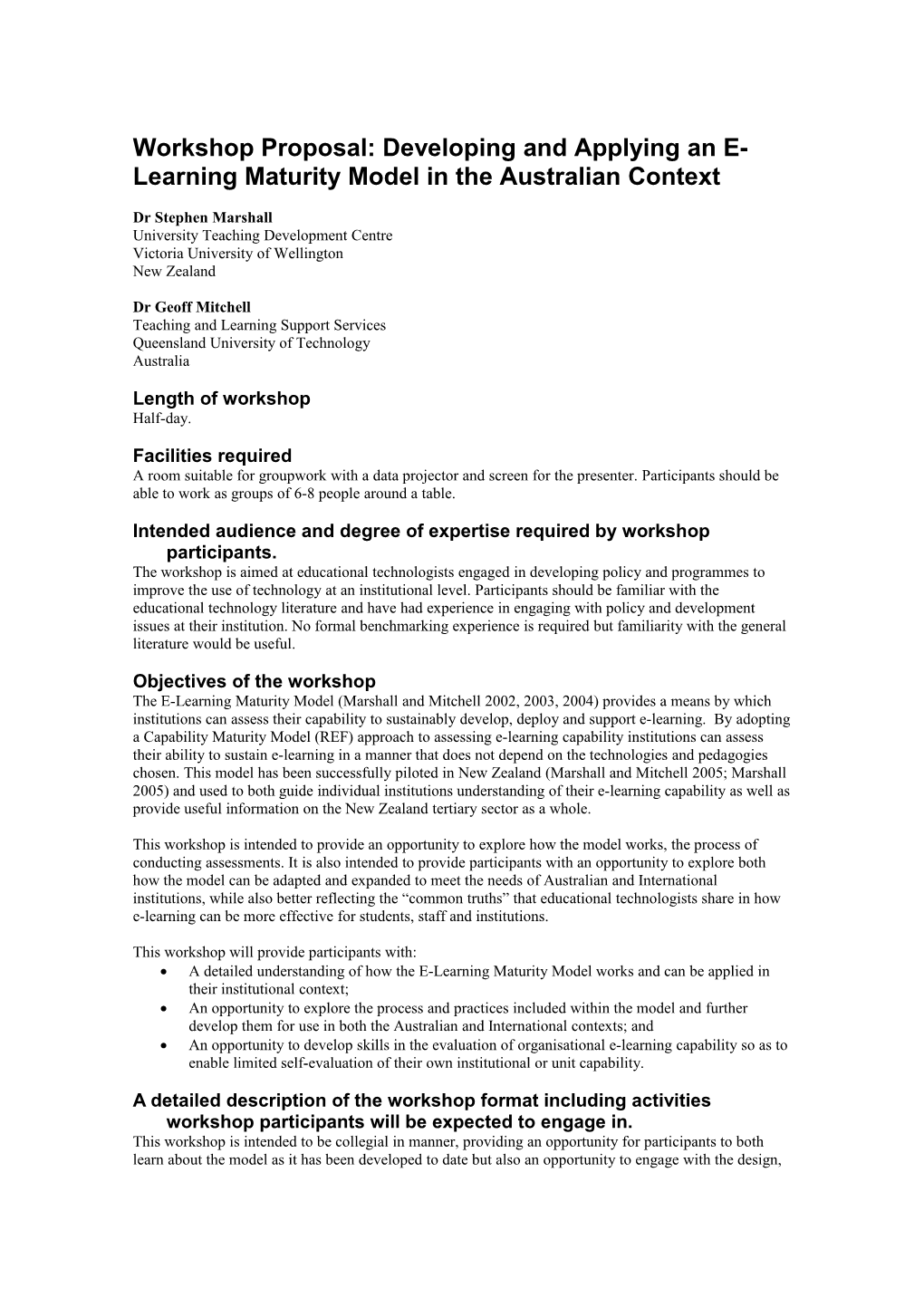Guidelines for Full-Papers to Be Published in the Ascilite 2003 Proceedings