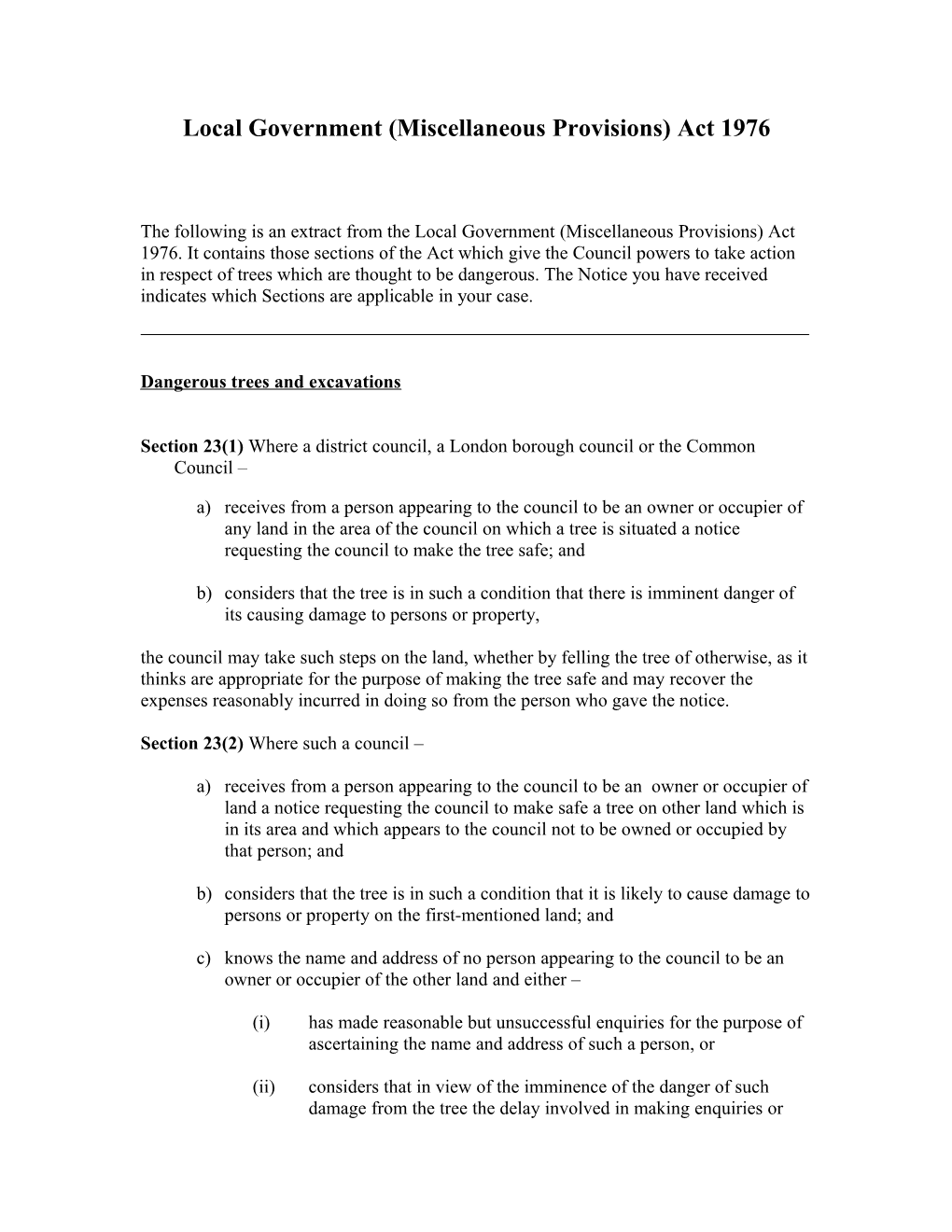 Local Government (Miscellaneous Provisions)