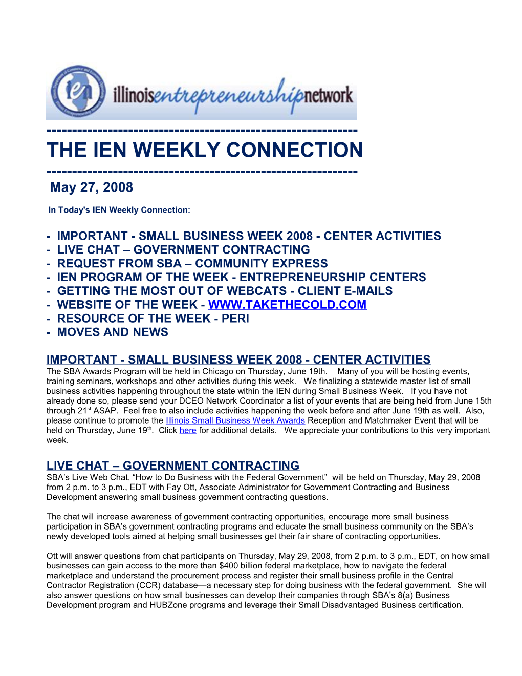 In Today'sien Weekly Connection s1