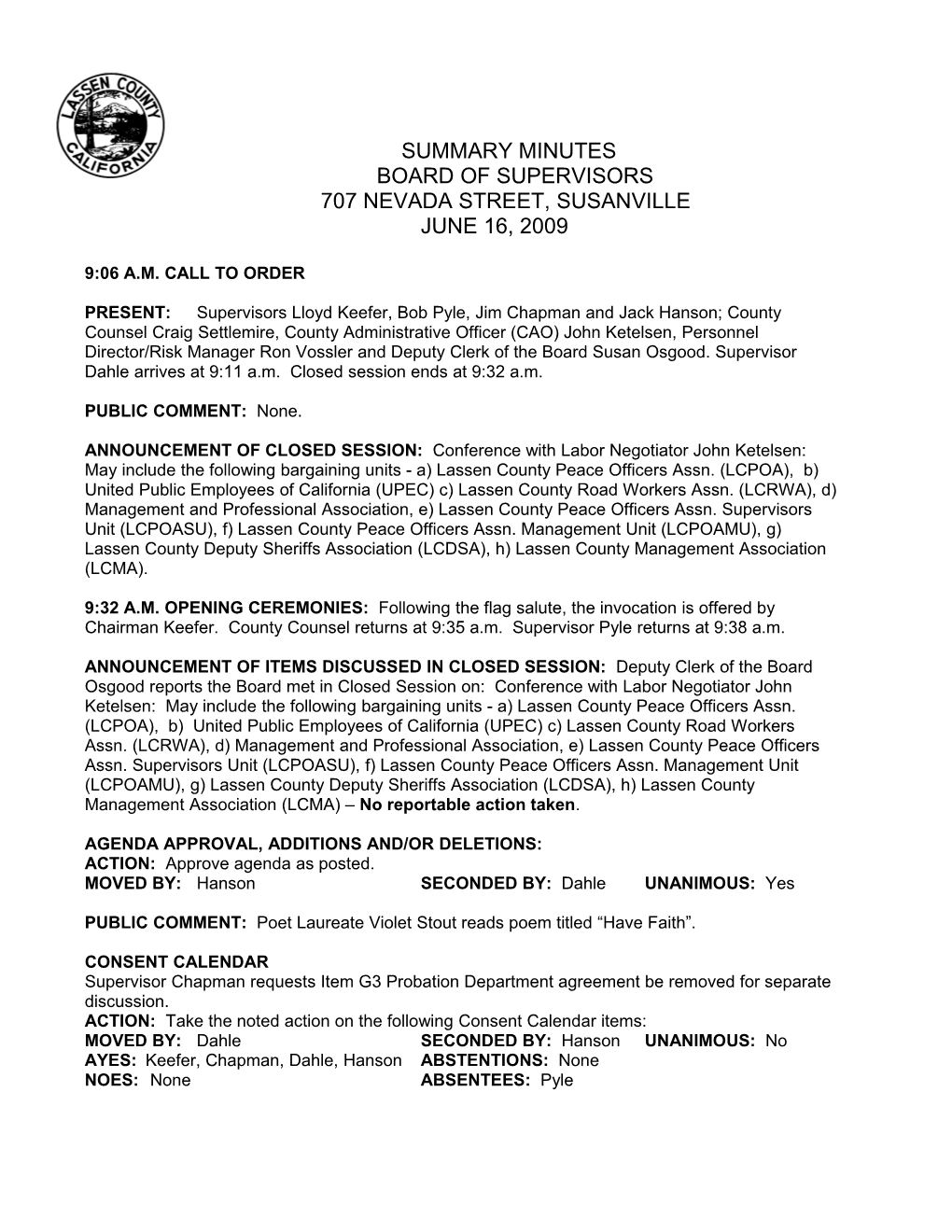 Board of Supervisors s6