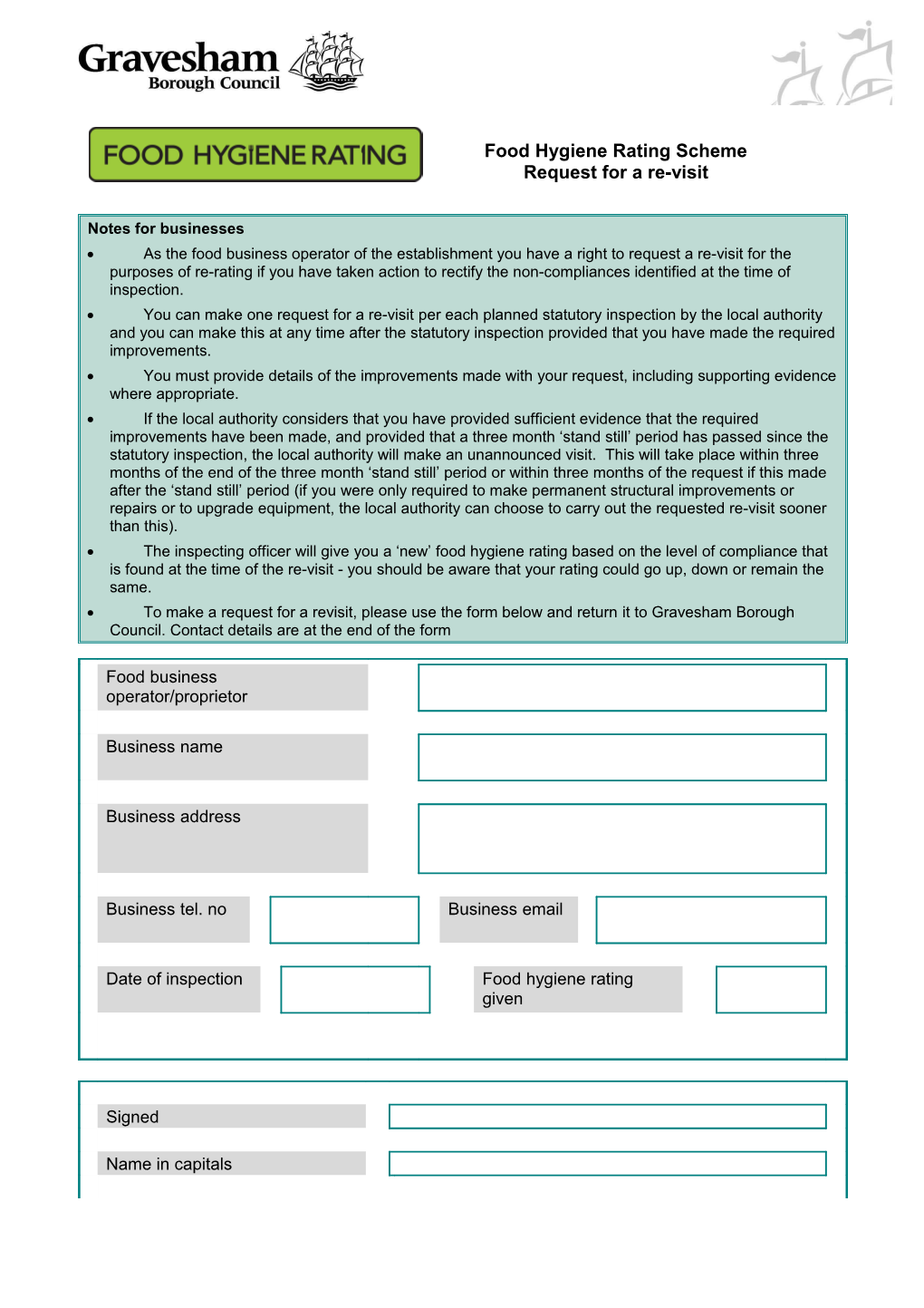 Please Now Return This Form To