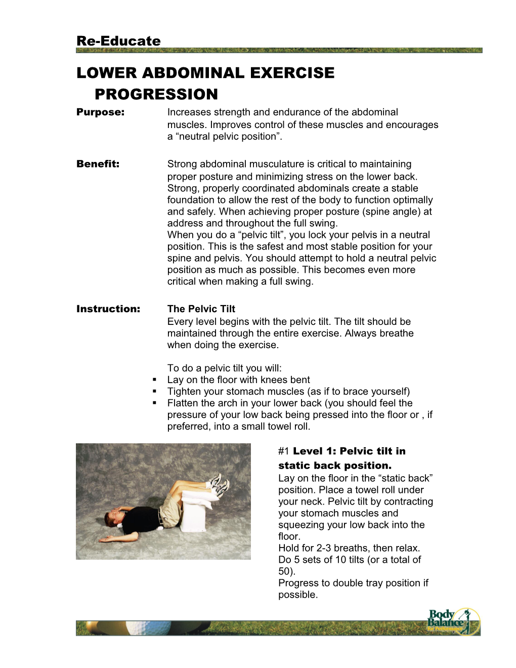 Straight Knee/Hip Rotation (Supine) with Stable Pelvis