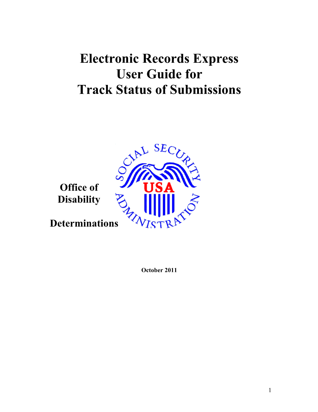 User Guide for Track Status of Submissions