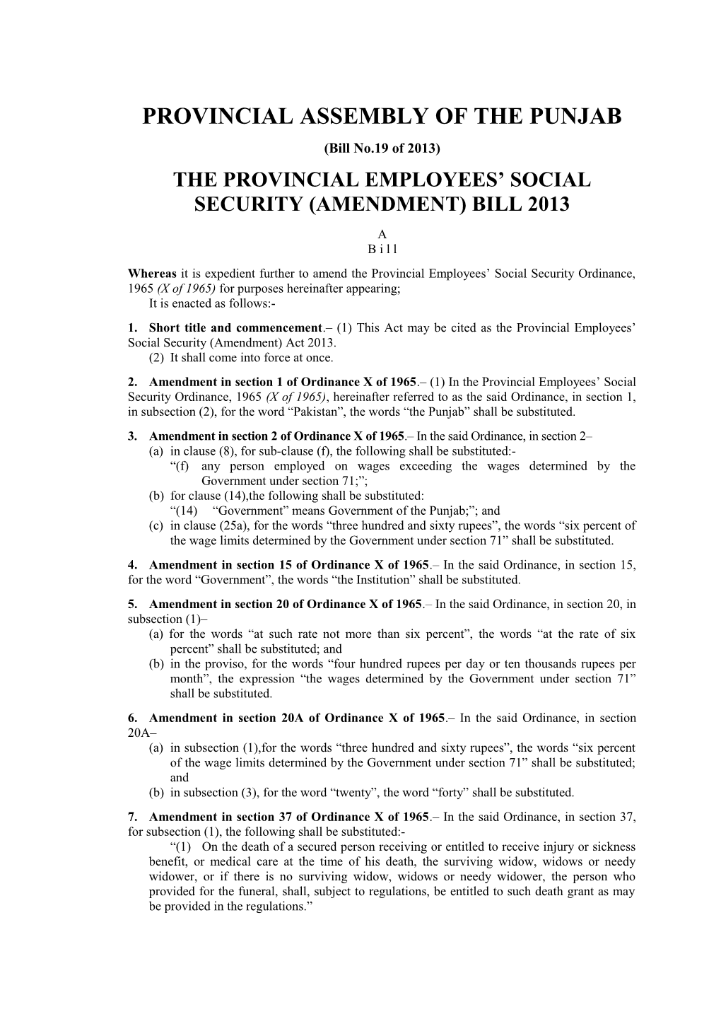 The Provincial Employees Social Security