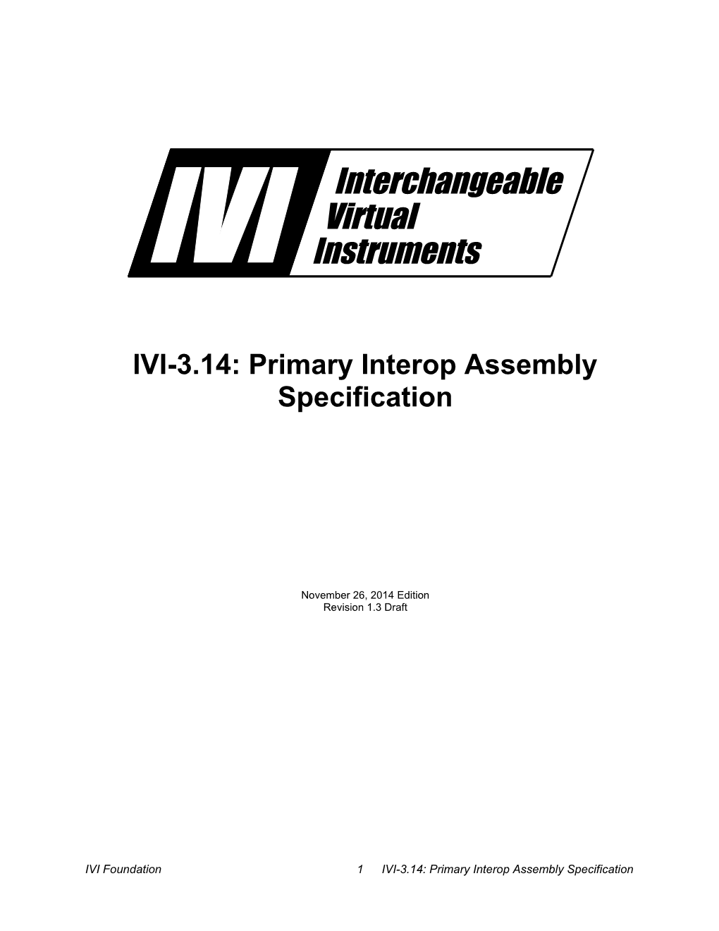 IVI-COM Pias Specification