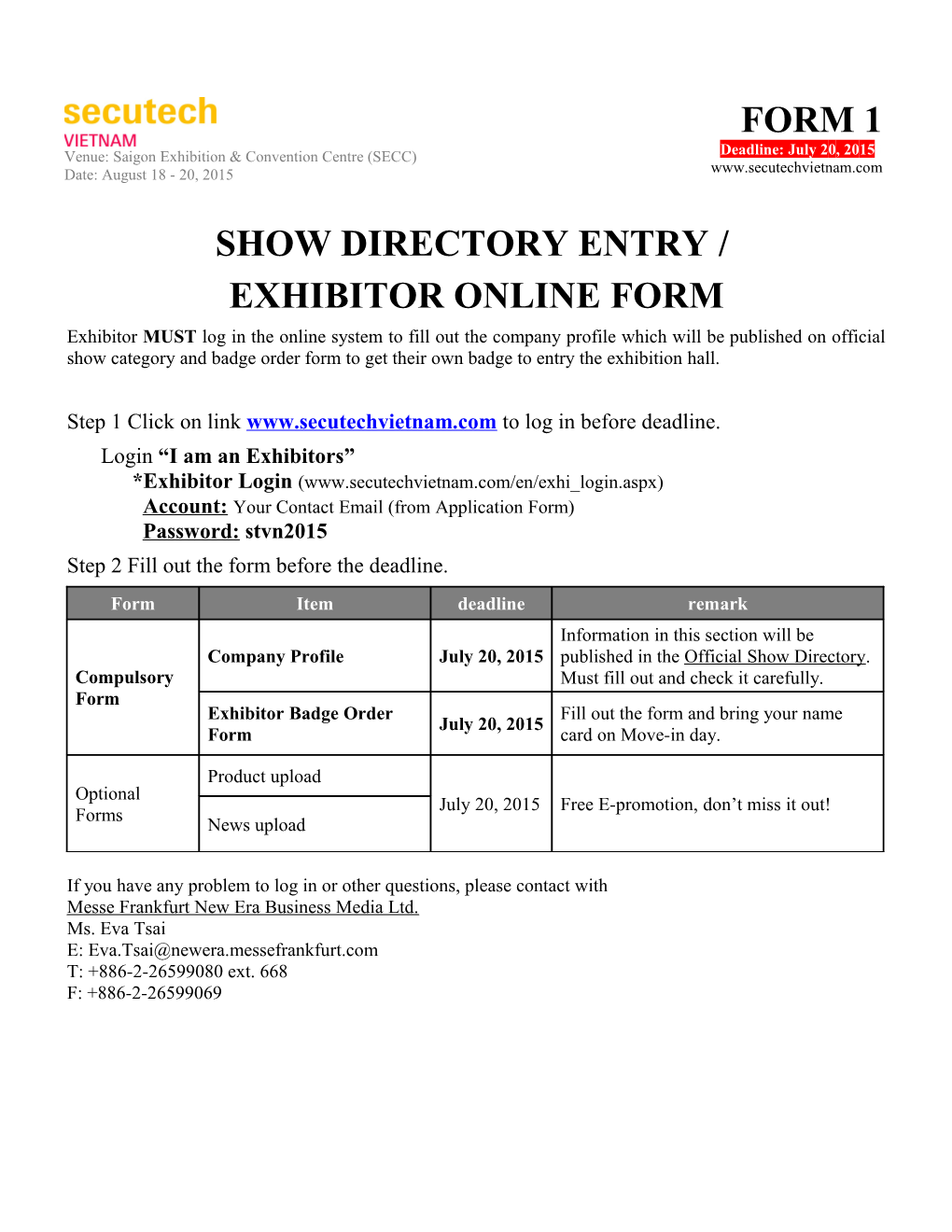 Show Directory Entry