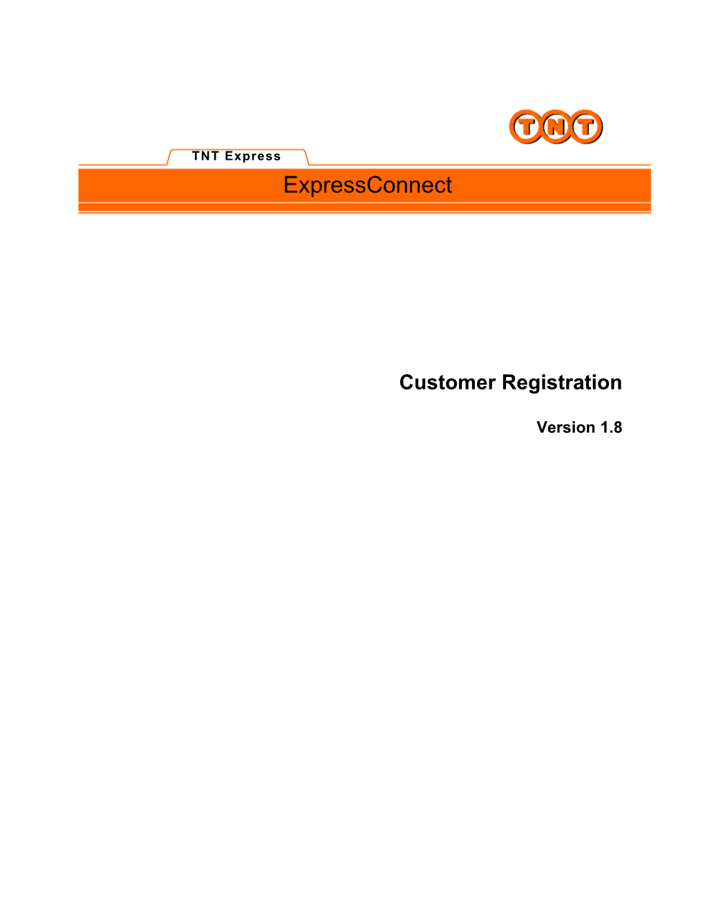 Expressconnect Customer Registration