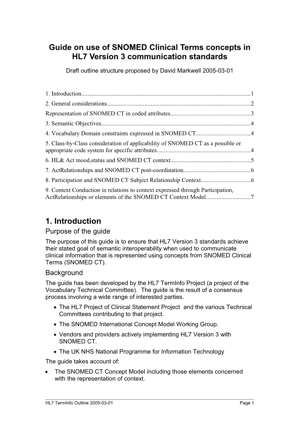 Guide on Use of SNOMED Clinical Terms (SNOMED CT) Concepts in the HL7 Version 3 Communication
