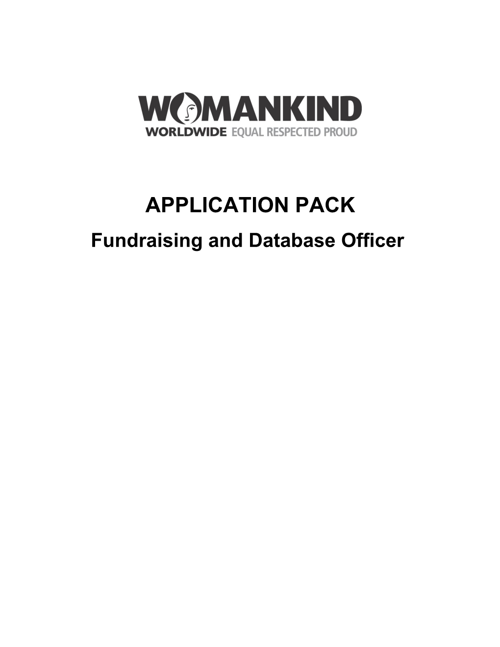 Fundraising and Database Officer