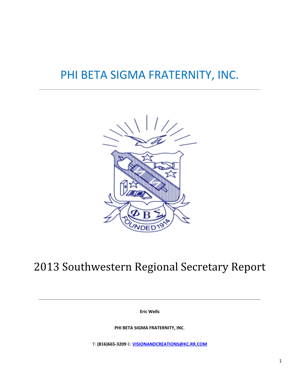 Phi Beta Sigma Fraternity, Inc s3
