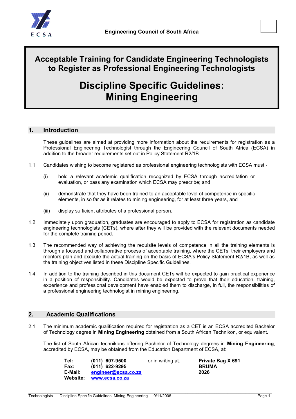 Engineering Council of South Africa s1