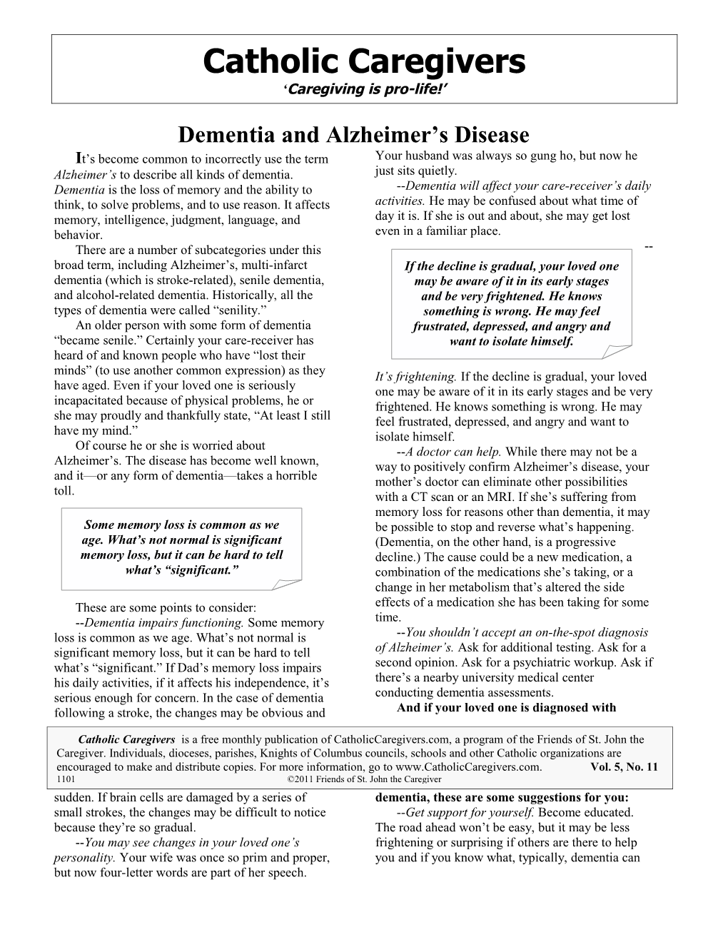 Dementia and Alzheimer S Disease