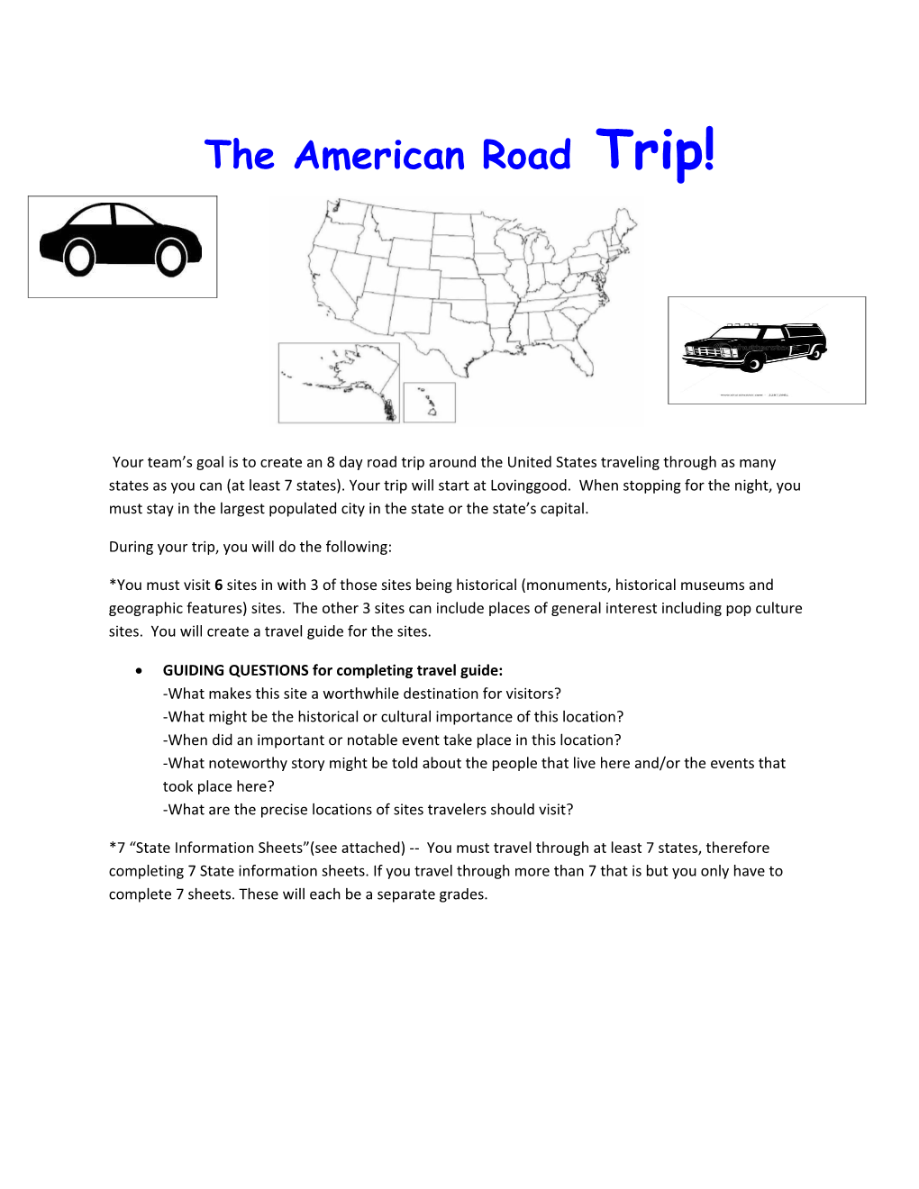 The American Road Trip!