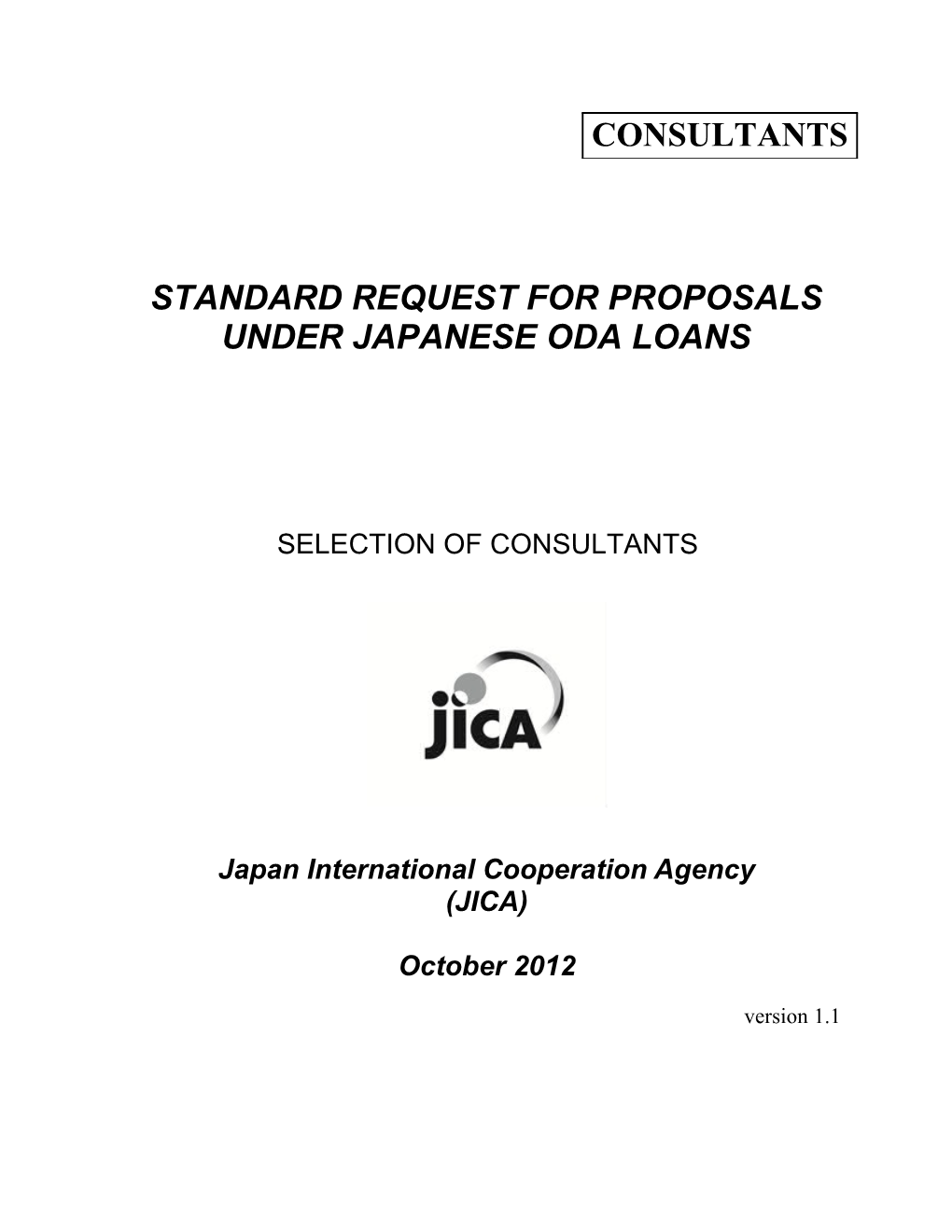 Standard Request for Proposals s1