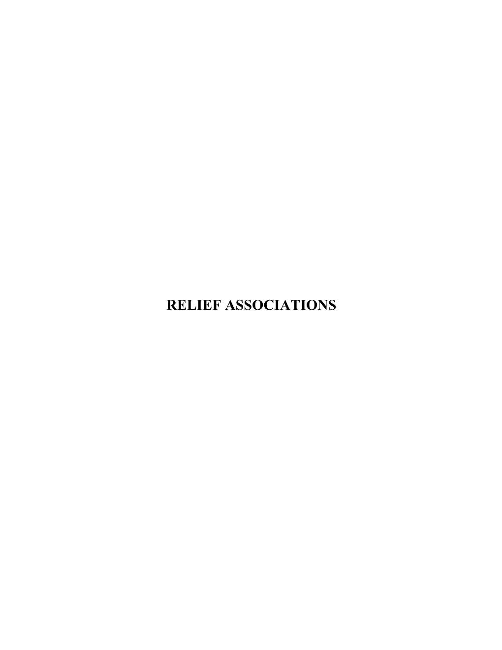 Relief Associations