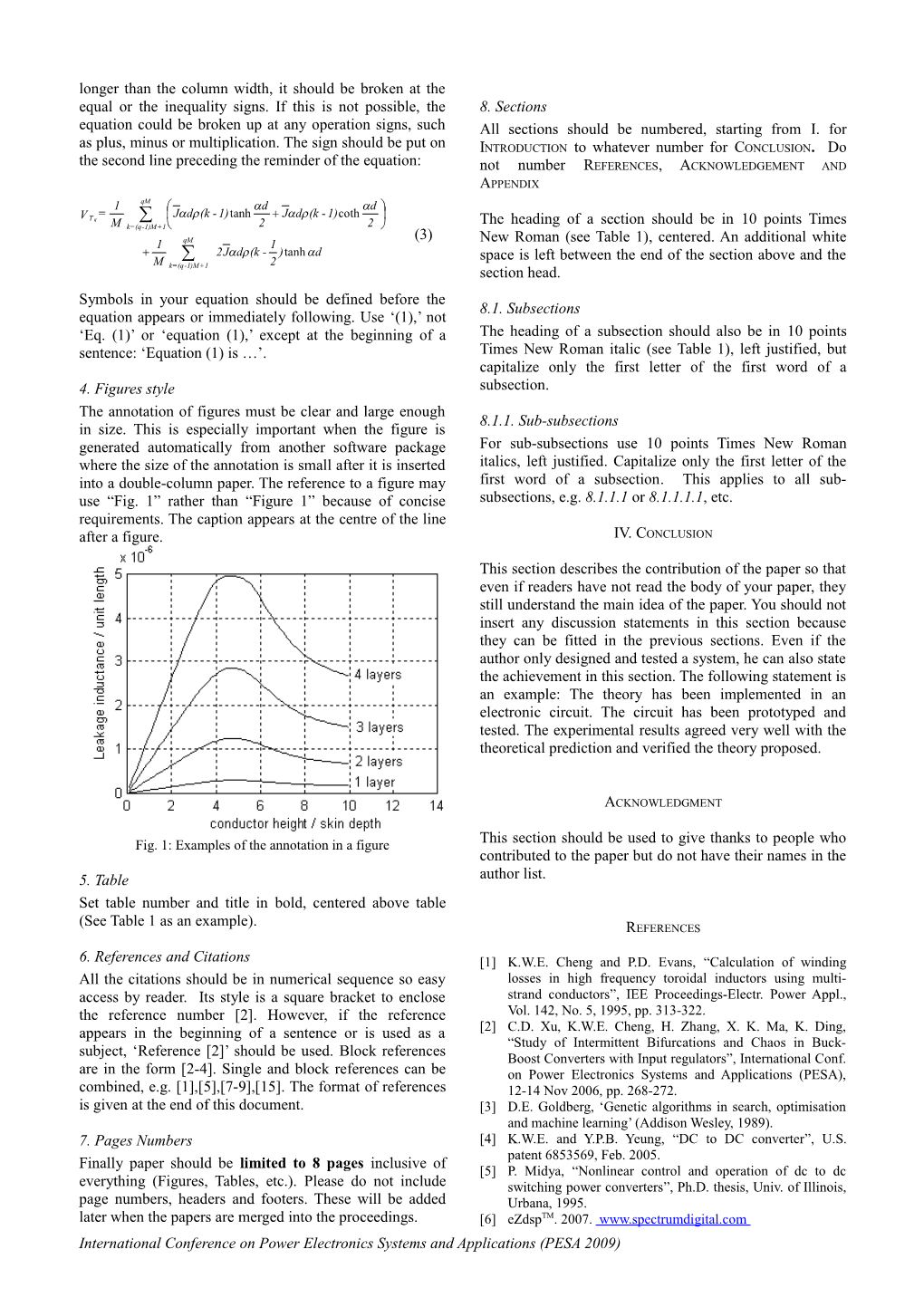 Guidelines for Preparation a Two-Column Paper for an Engineering Journal