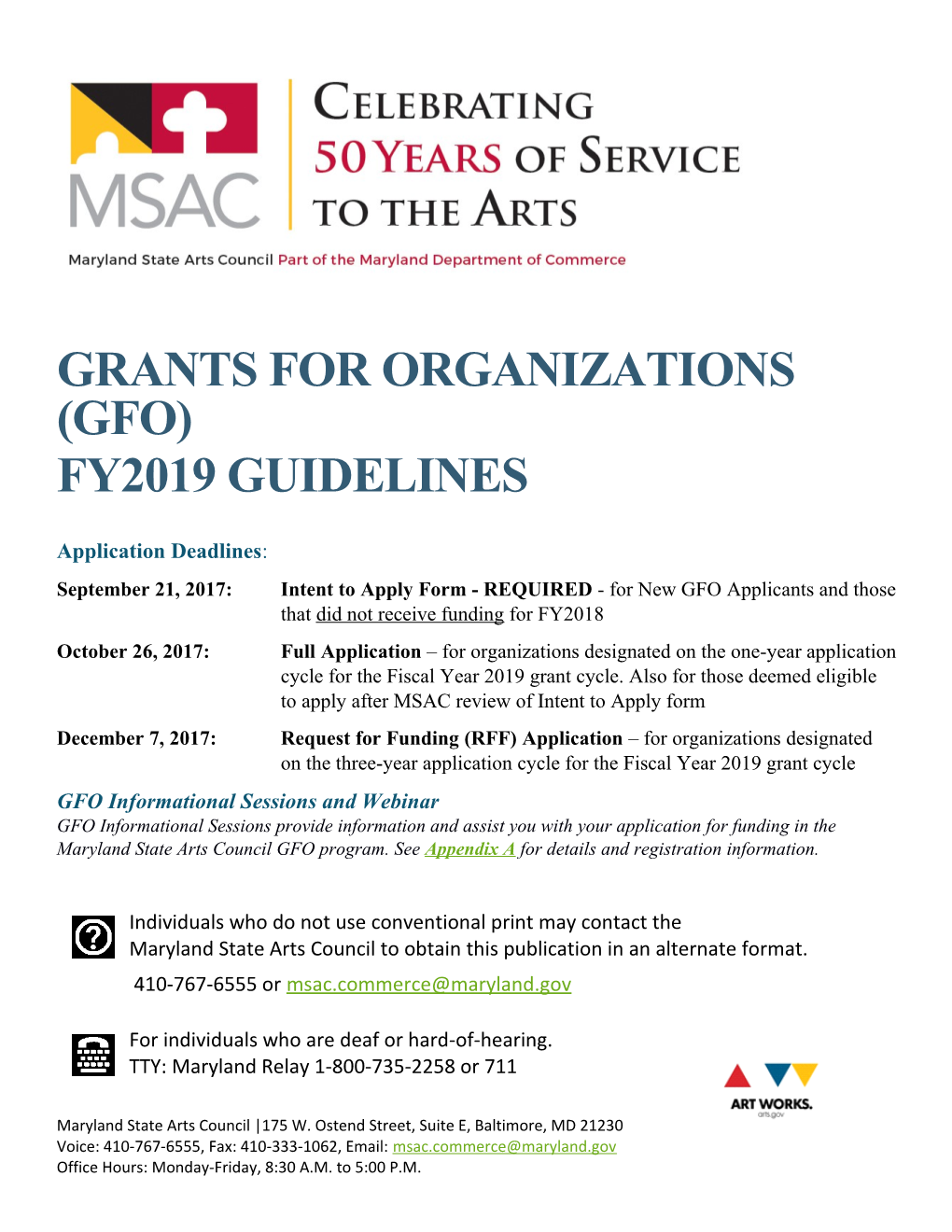 Grants for Organizations (GFO)