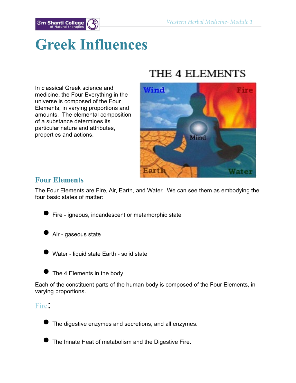 Greek Influences