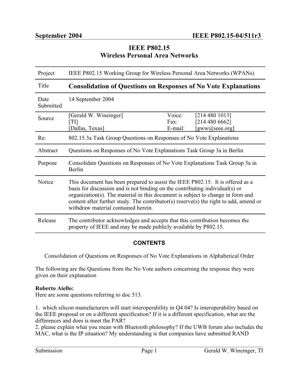 Wireless Personal Area Networks s11