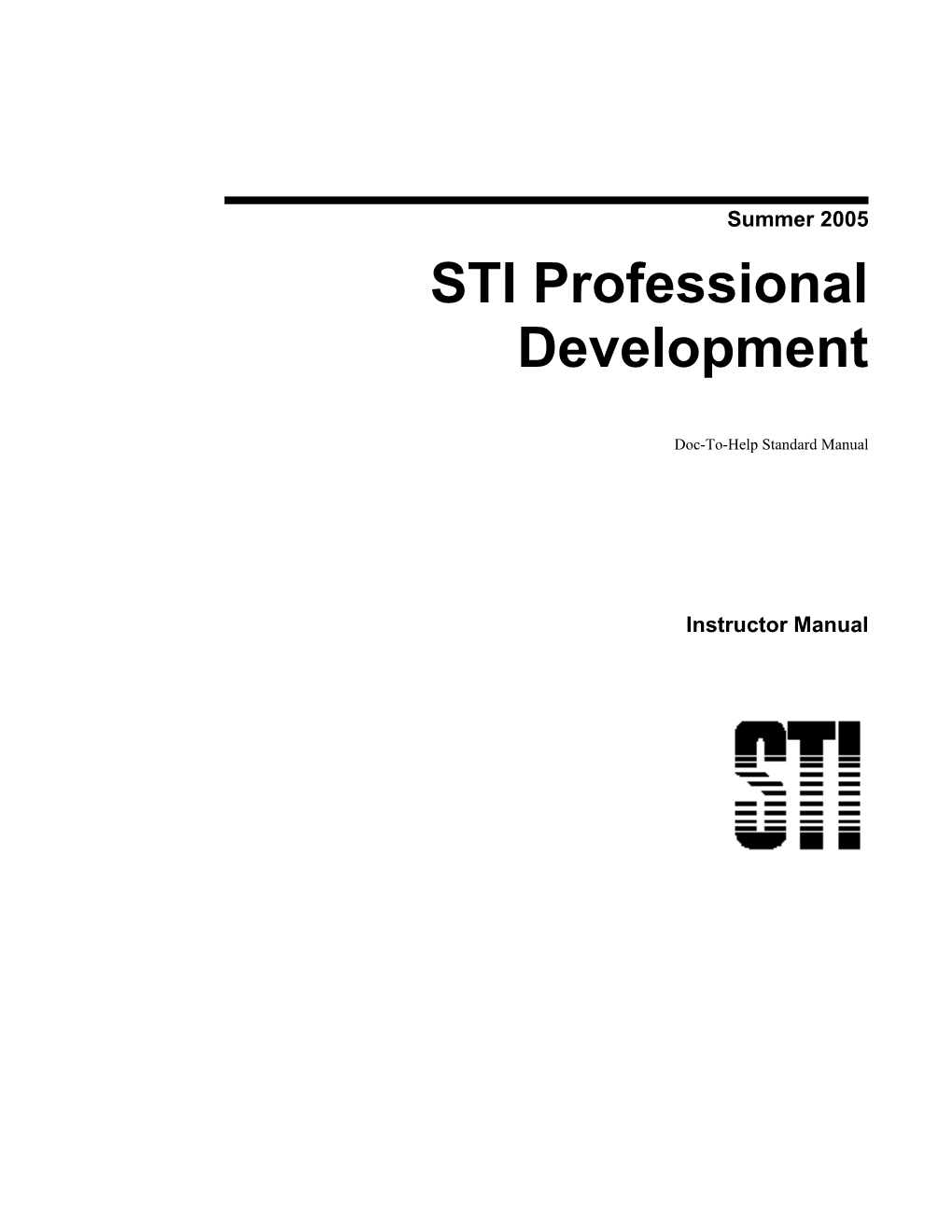 Data Support System STI Professional Development