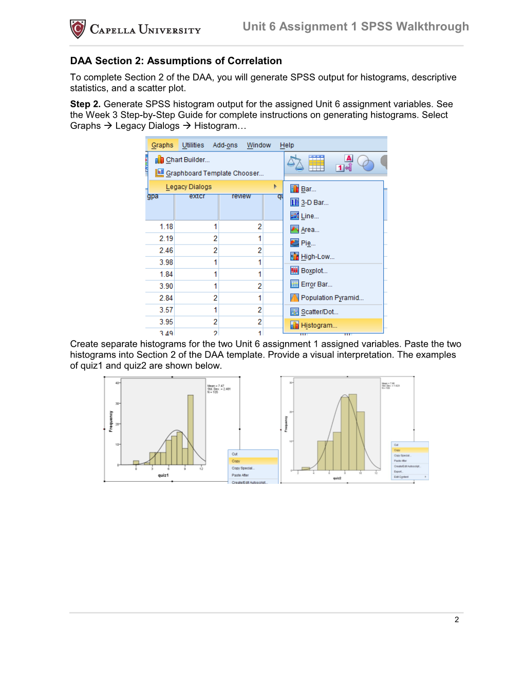 IBM SPSS Step-By-Step Guide: Correlation