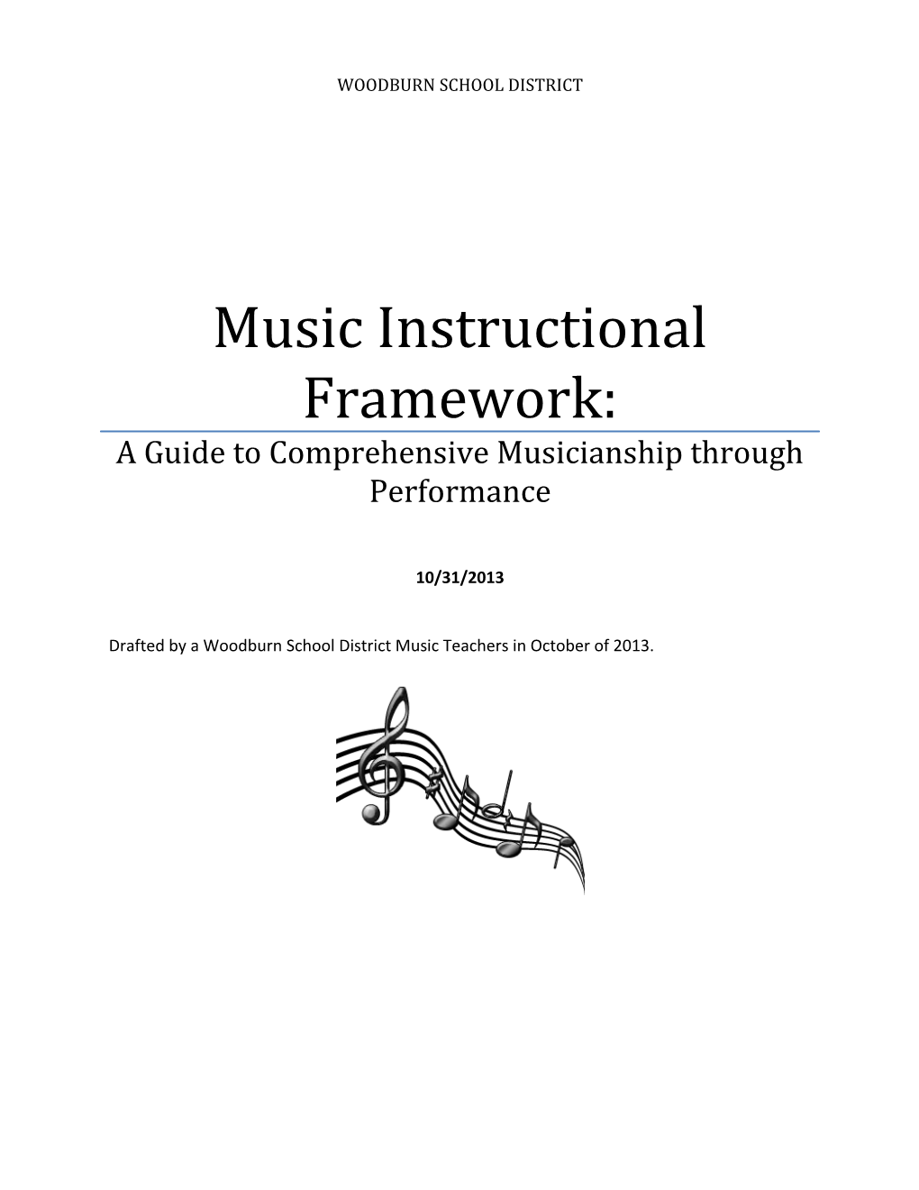 Music Instructional Framework