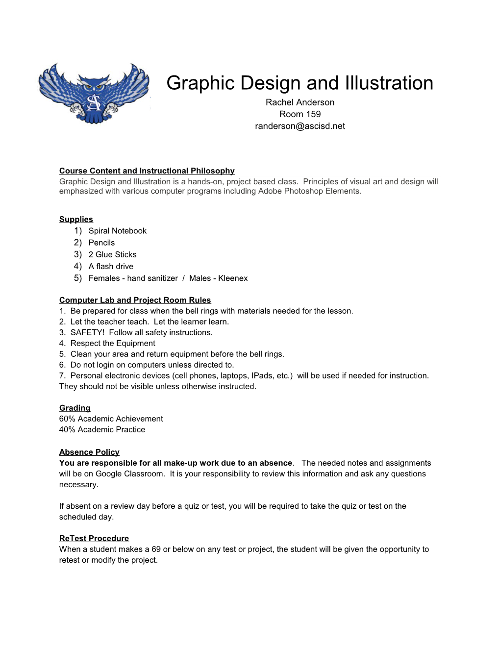 Course Content and Instructional Philosophy