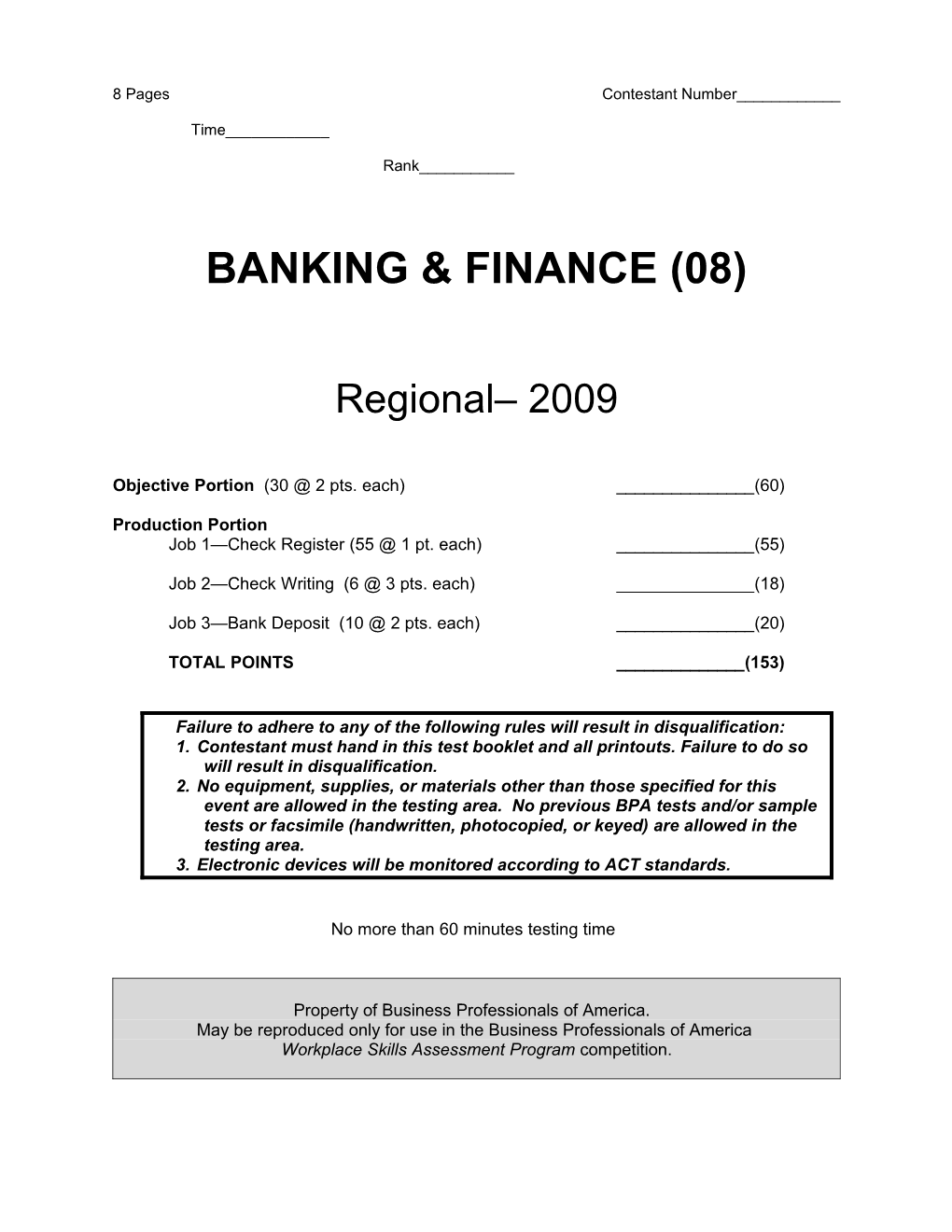 Banking & Finance