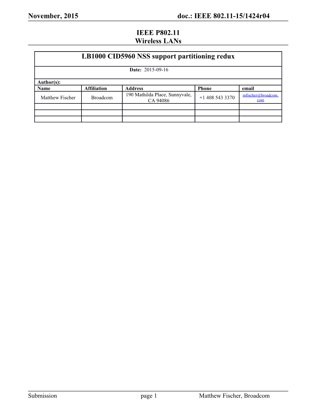 IEEE P802.11 Wireless Lans s35