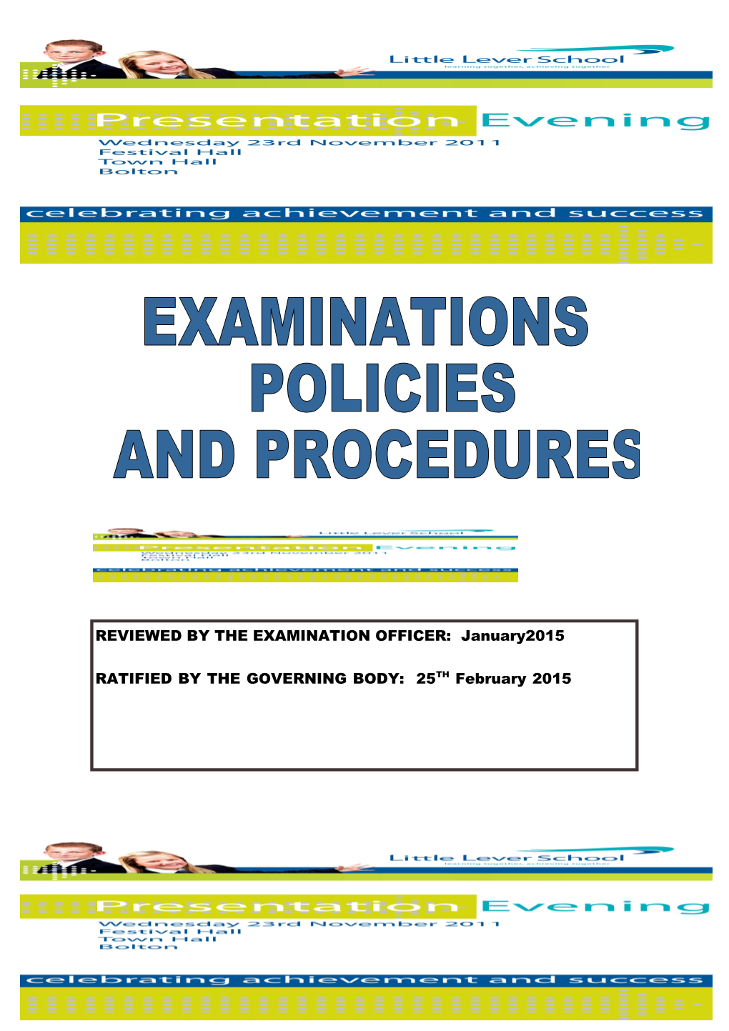 Little Lever School Exam Policy s1