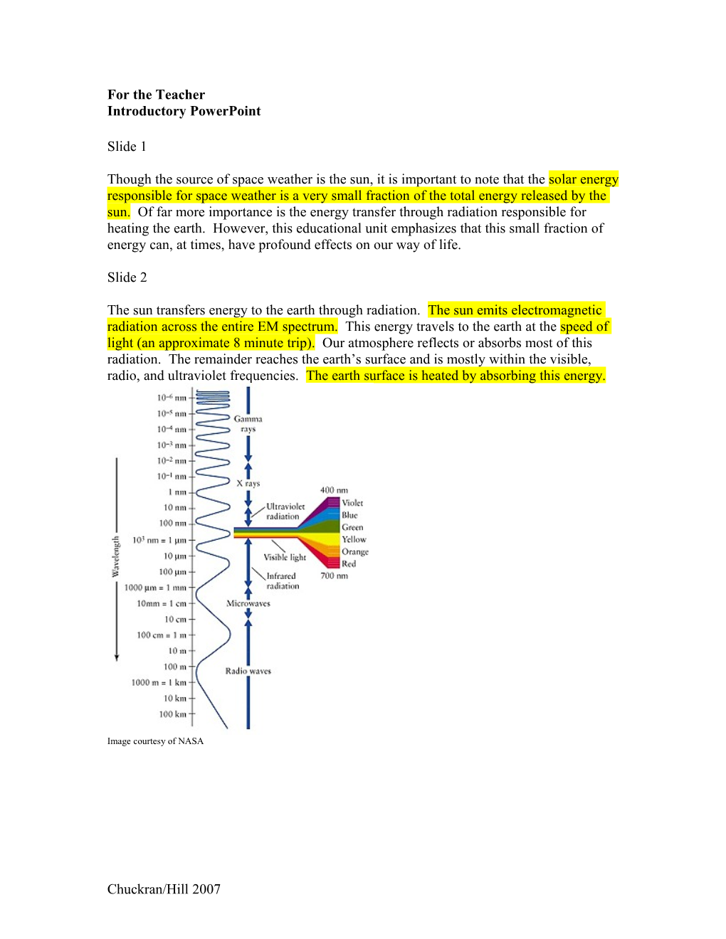 Introductory Powerpoint