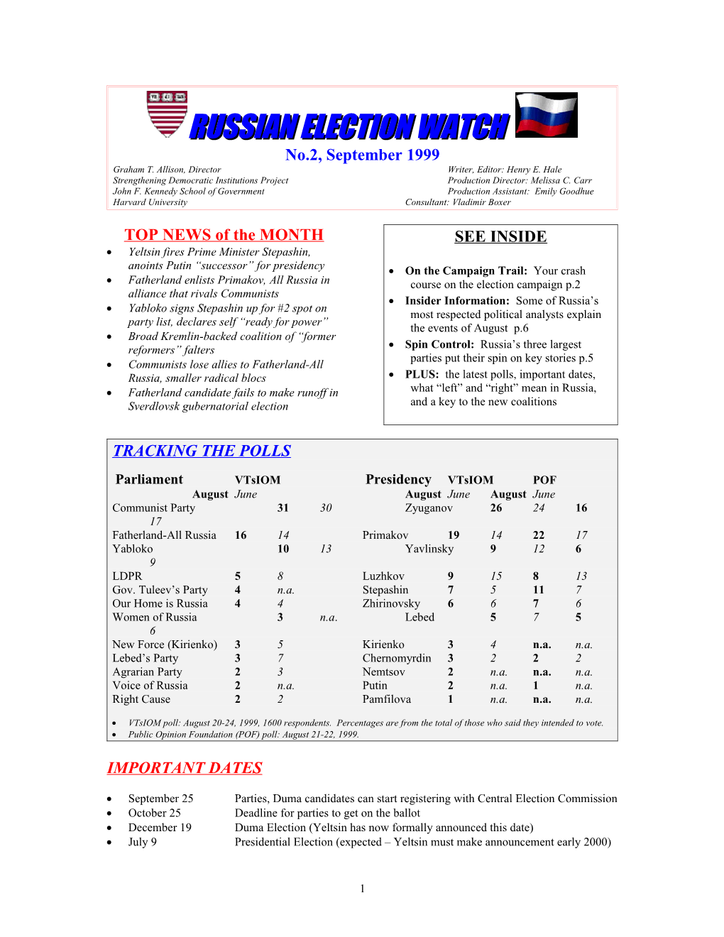 Russian Election Watch