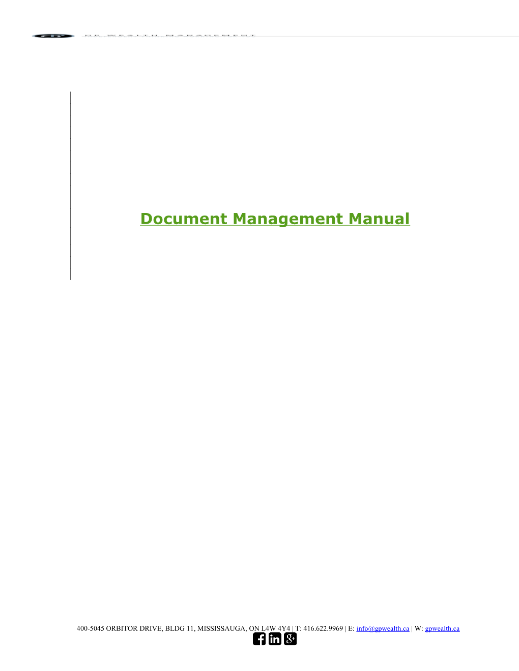 Document Management Manual