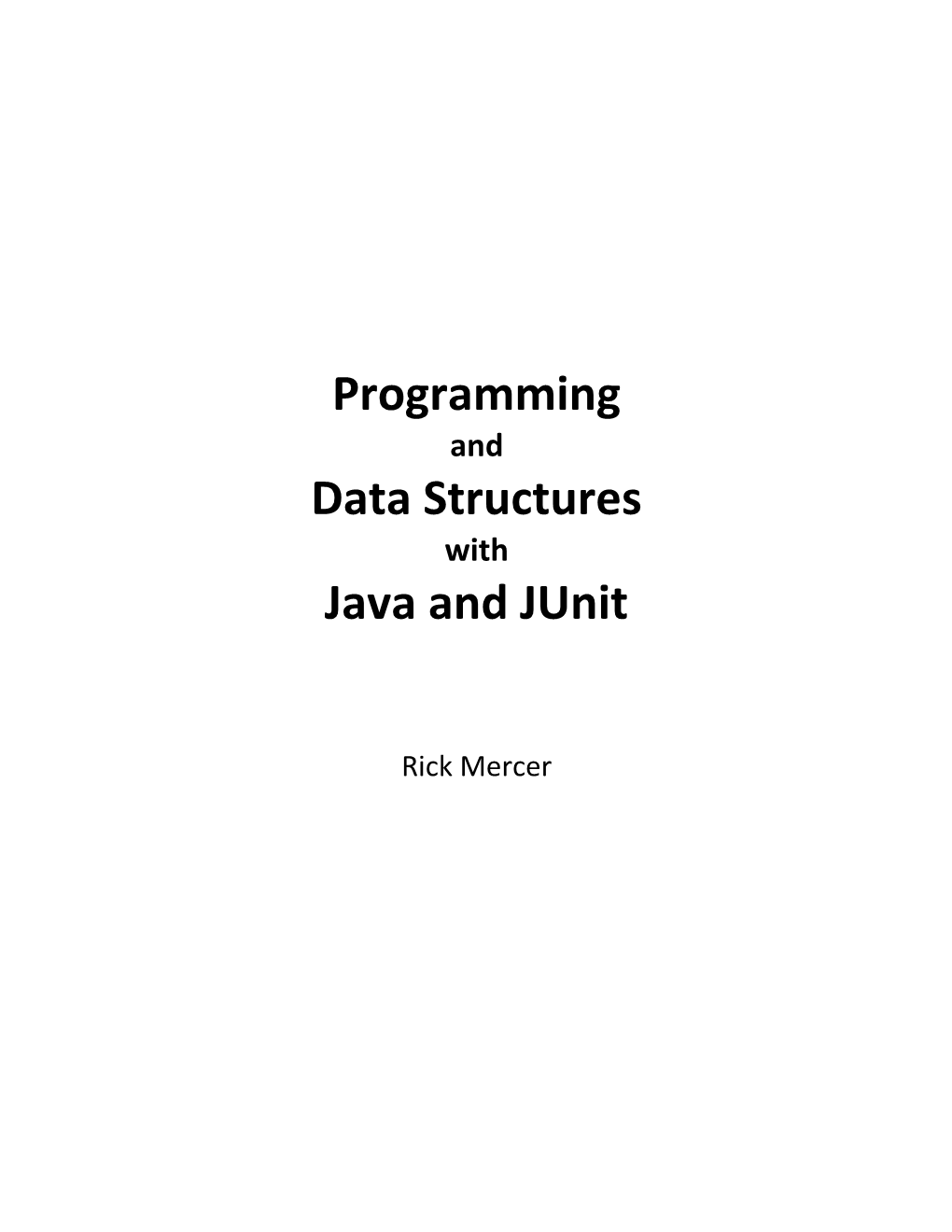 Data Structures