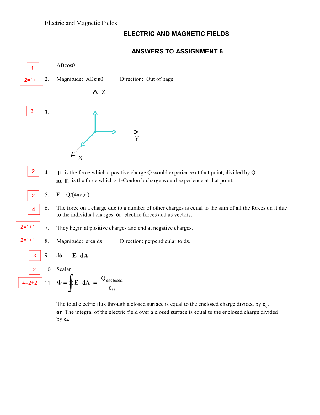 Electric and Magnetic Fields