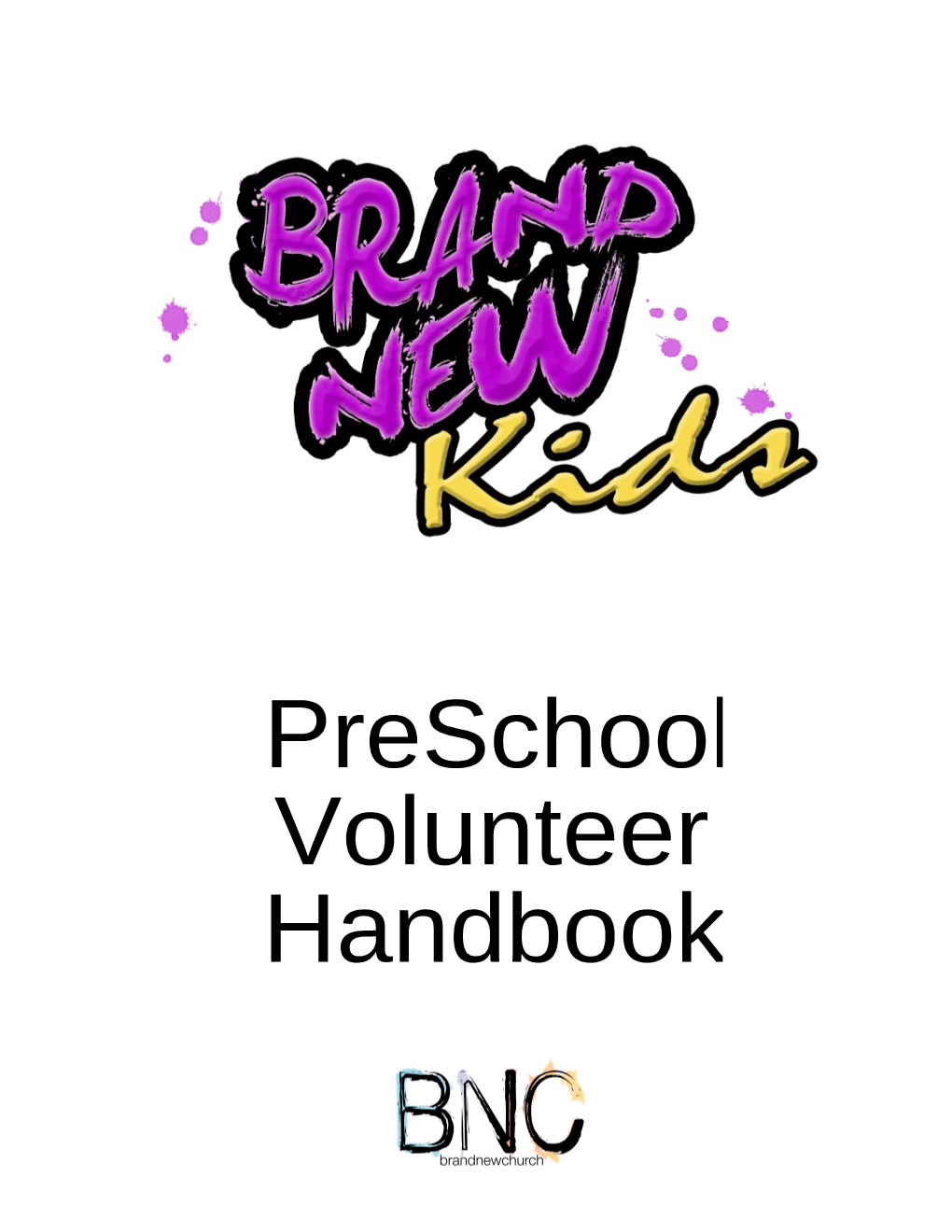 Preschool Volunteer Training