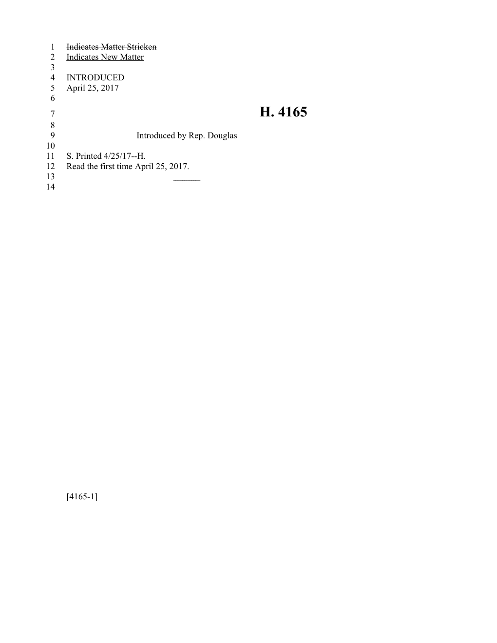 2017-2018 Bill 4165 Text of Previous Version (Apr. 25, 2017) - South Carolina Legislature Online